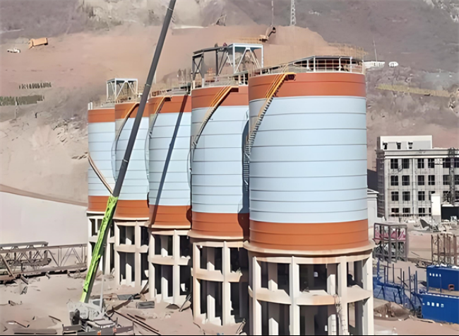 镜铁区高架钢板仓